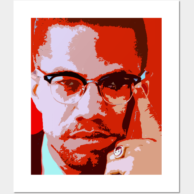 malcolm x Wall Art by oryan80